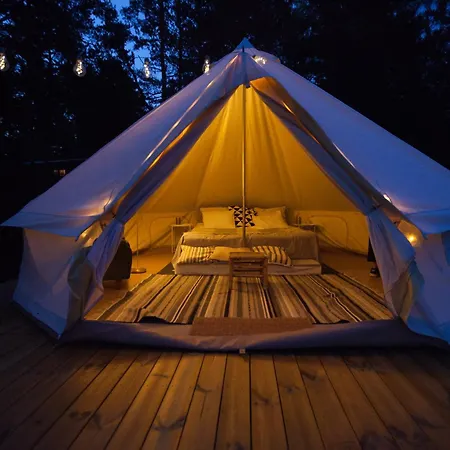 Glamping - A Living Overlooking The Ocean Luksustelt